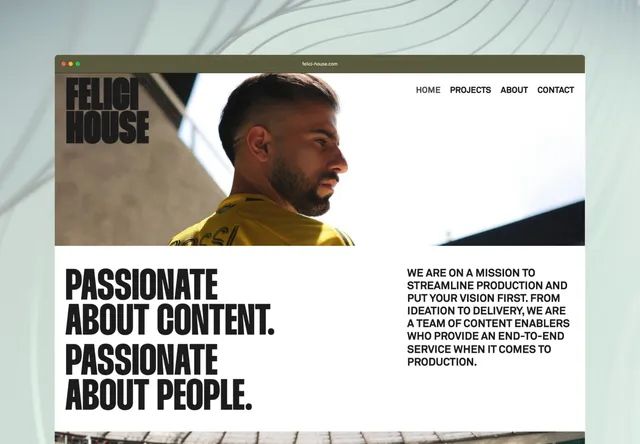 Custom CMS for a media production company