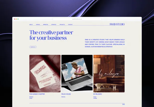 Custom CMS for our creative partner